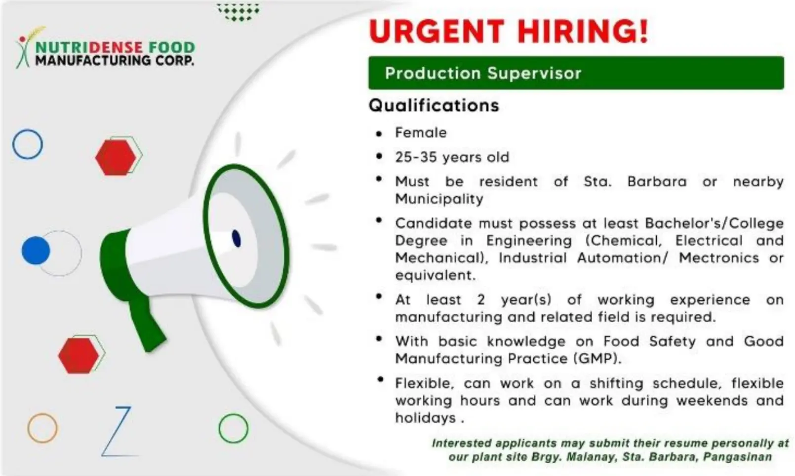 hiringproductionsupervisor